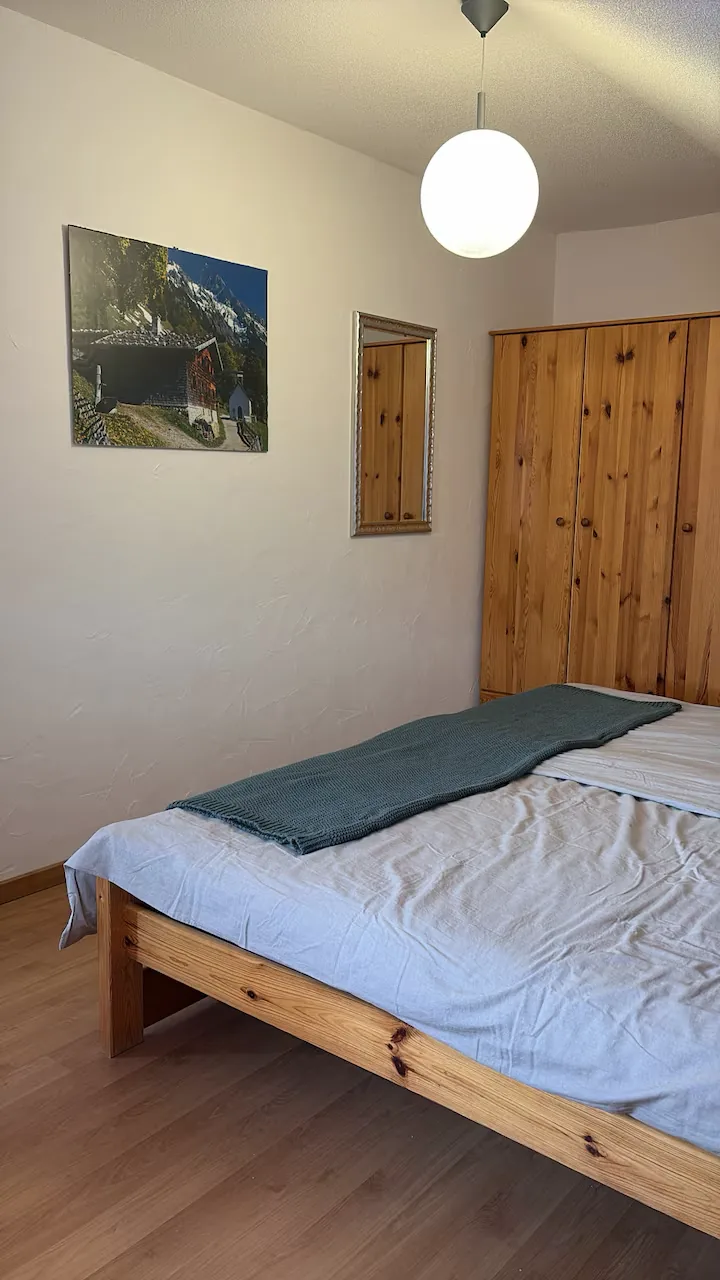 Zweites Schlafzimmer der Ferienwohnung am Leonhardshof Albrecht in Sommers bei Kempten